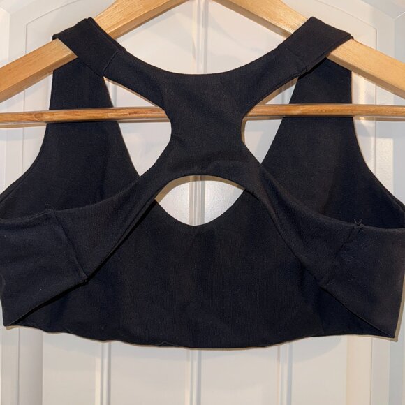 NEW RELEASE JOAH BROWN - SUEDED ONYX CROSS BACK BRA - Picture 2 of 7